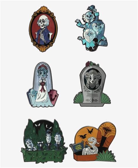 The Haunted Mansion Blind Box Pin Set at Hot Topic - Disney Pins Blog