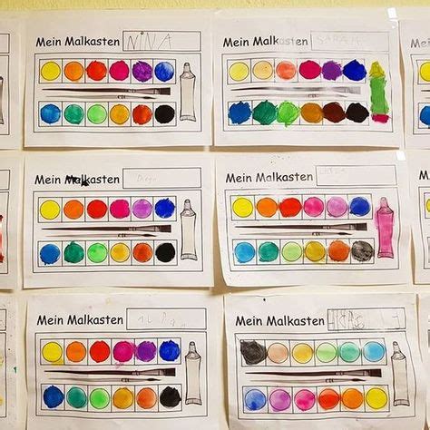 100 Farben Mischen Ideen Farben Mischen Farben Lehre Kunst Grundschule