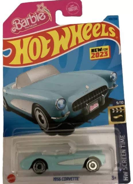 Hot Wheels Hw Screen Time Corvette Bleu Eur Picclick Fr