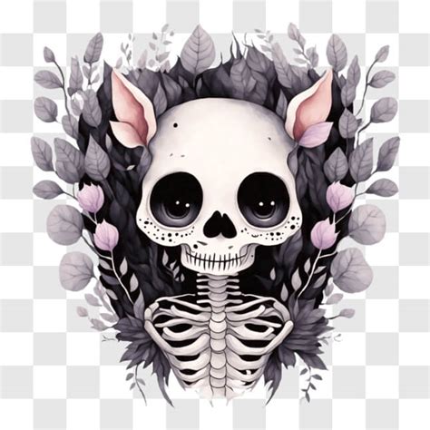 Download Skeleton Floral Arrangement Png Online Creative Fabrica