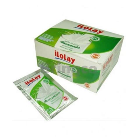 Leche En Polvo Ilolay Descremada Caja X Sobres