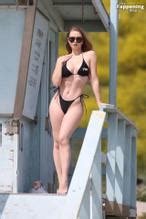 Suvi Laiho Sizzles In A Sexy Black Bikini For Fashion Brand Aznude