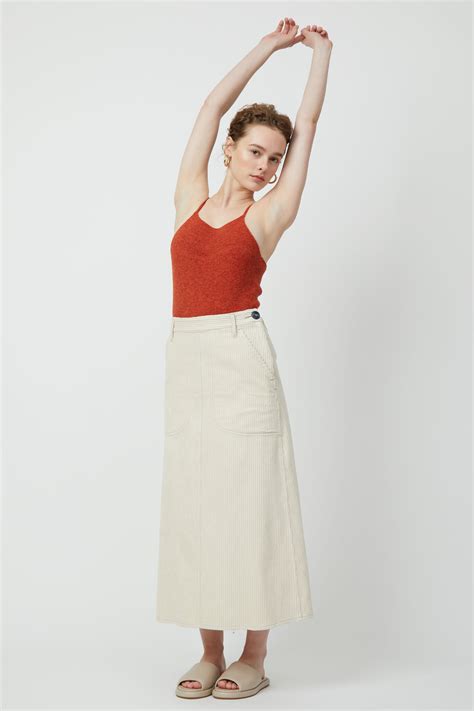 Erin Skirt Wide Wale Corduroy At Atelier Delphine