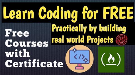 Freecodecamp Free Coding Courses With Certificate Learn Coding For