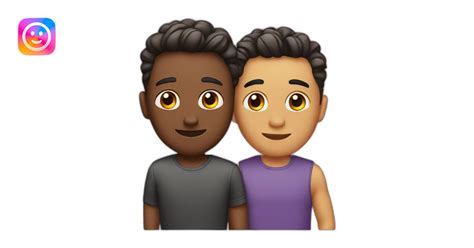 Gay Couple Emoji AI Emoji Generator
