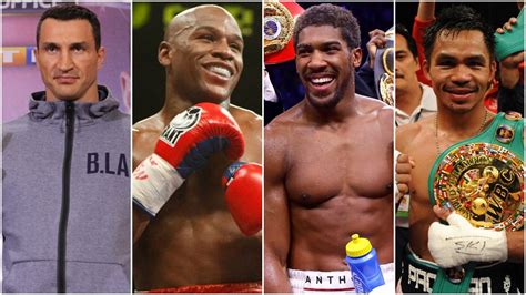 Mayweather, Pacquiao, Joshua, Khan, Klitschko: Net worth of richest