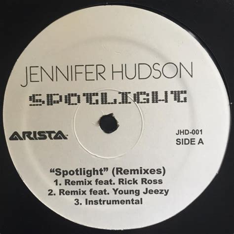 Jennifer Hudson – Spotlight (Remix) – Vinyl (12"), [r7340887] | Discogs