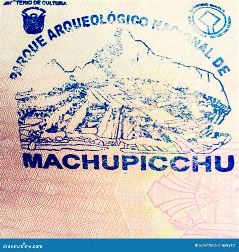 Passport Stamp Indonesia Ngurah Rai Editorial Photo | CartoonDealer.com