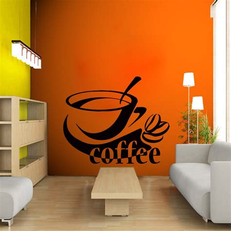 Wall Decals Coffee Cup Decal Vinyl Sticker Kitchen Decor Cafe