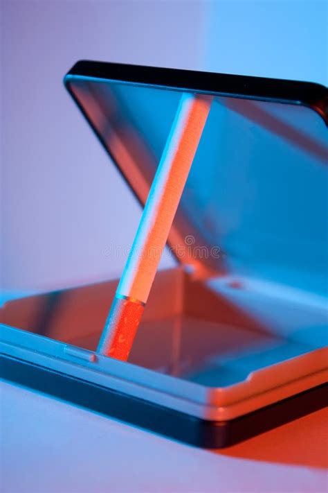 Box Of Cigarettes Stock Photo Image Of Pack Colored 14168702