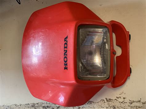 Honda Ctx 200 Bush Lander Ag Front Head Light Red