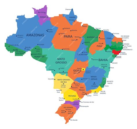 Mapa Do Brasil Com Capitais _ Mapa Do Brasil Atualizado – KBQYM