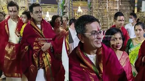 Supreme Court Chief Justice DY Chandrachud Prays At Tiruchanur ...