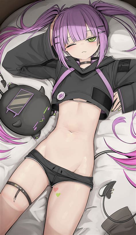 Genek Bibi Tokoyami Towa Tokoyami Towa Hololive Highres 1girl Bikini Bikini Under