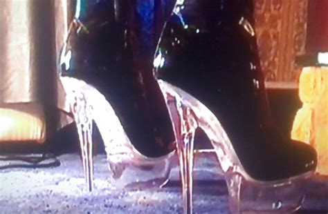 Clear Plastic Platform Knee Boots Porn Pictures XXX Photos Sex Images PICTOA