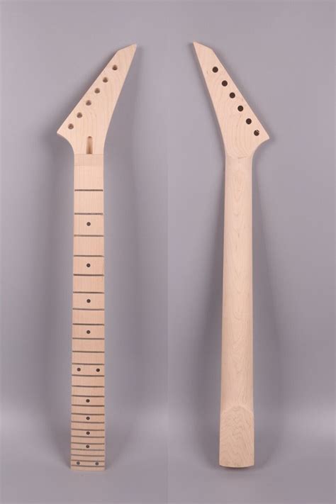 Canada Maple Electric Guitar Neck 24fret 25 5inch Unfinished Jackson Dot Inlay Diy Guitar Necks