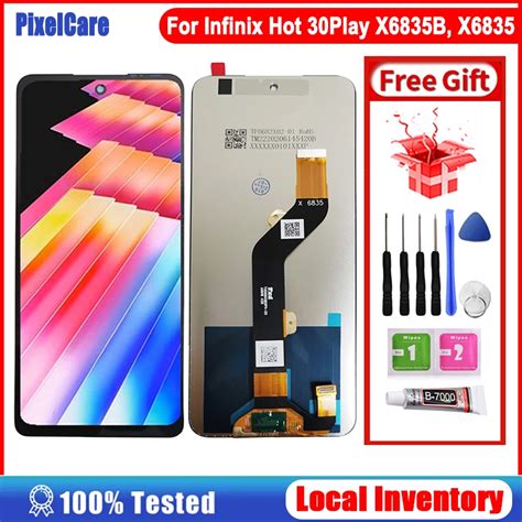 Pixelcare LCD With Frame For Infinix Hot Play X B X Hot G X Hot I X