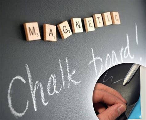 Магнитно-Меловая пленка Dry Erase Черная
