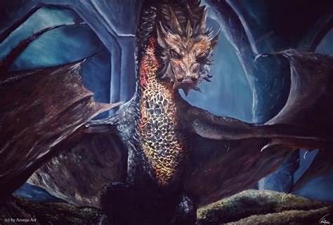 The Hobbit Smaug Art