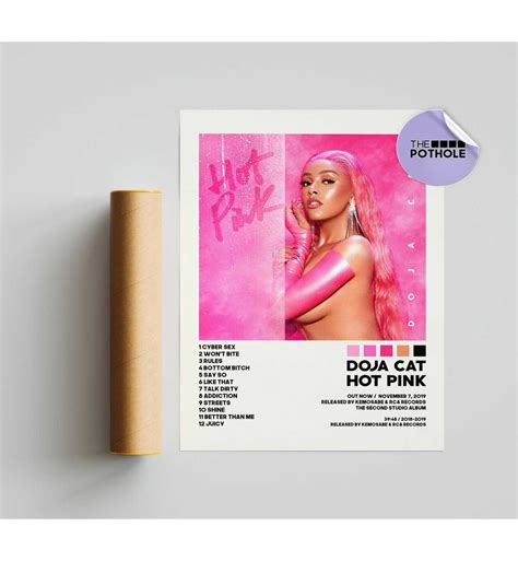 Doja Cat Posters Hot Pink Poster Album Inspire Uplift
