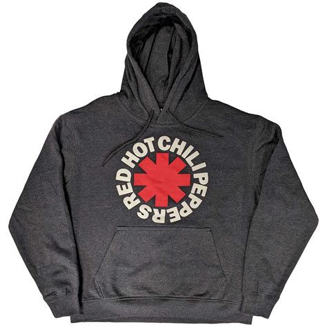 Red Hot Chili Peppers Unisex Pullover Hoodie Classic Asterisk Warner