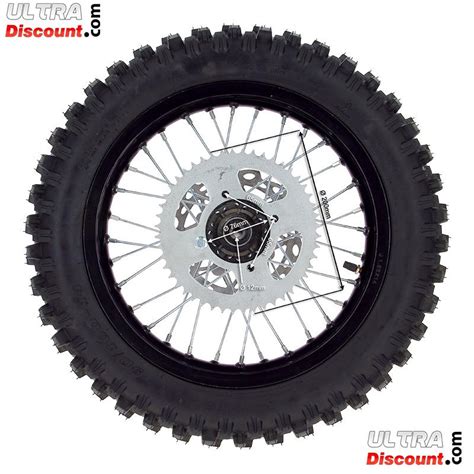 Roue Arri Re Compl Te Noire Pour Dirt Bike Agb Pieces Dirt Bike