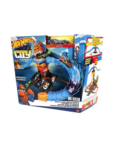 Coffret Hot Wheels City L Attaque Du Gorille