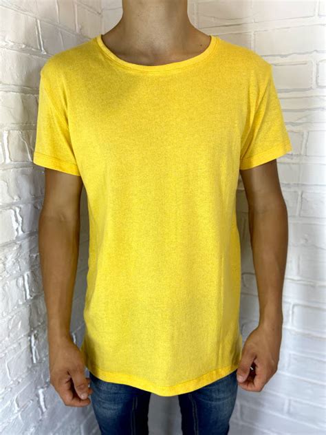 Футболка мужская желтая Senoba L.XL.XXL.XXXL (ID#1444252797), цена: 155 ...
