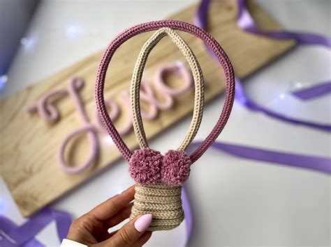 Hot Air Balloon Themed Nursery Decor Knitted Wire Wall Art Gender Neutral Playroom Decoration