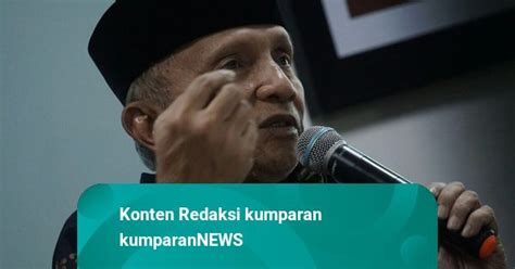 Amien Rais Duet Jokowi Luhut Harus Berakhir Pada Oktober