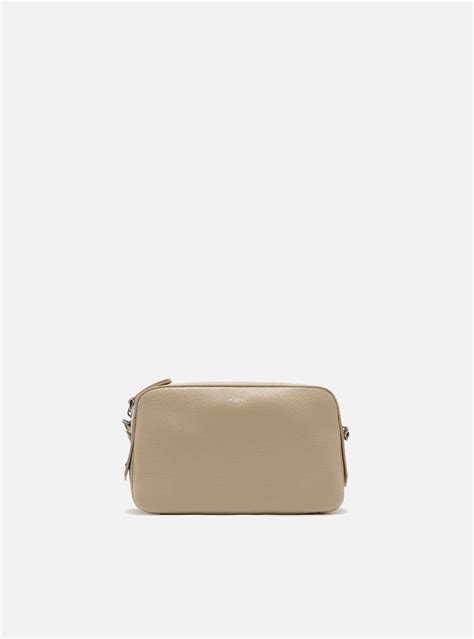 Bolsa Tiracolo Nude Couro Abraccio Pequena Arezzo