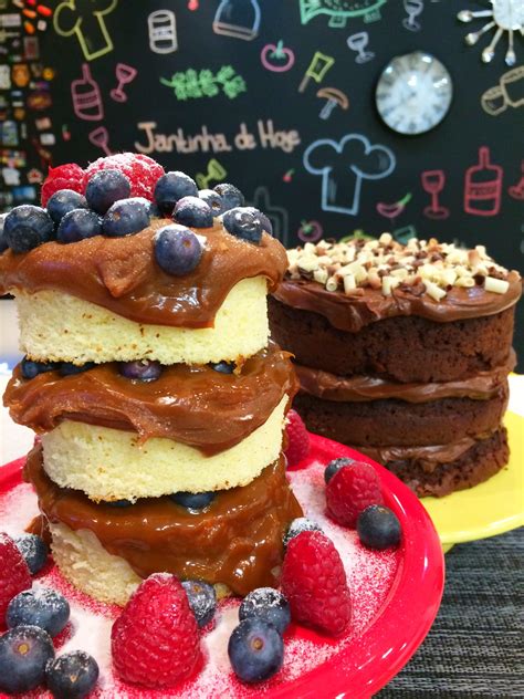 Mini Naked Cake De Nutella Jantinha De Hoje