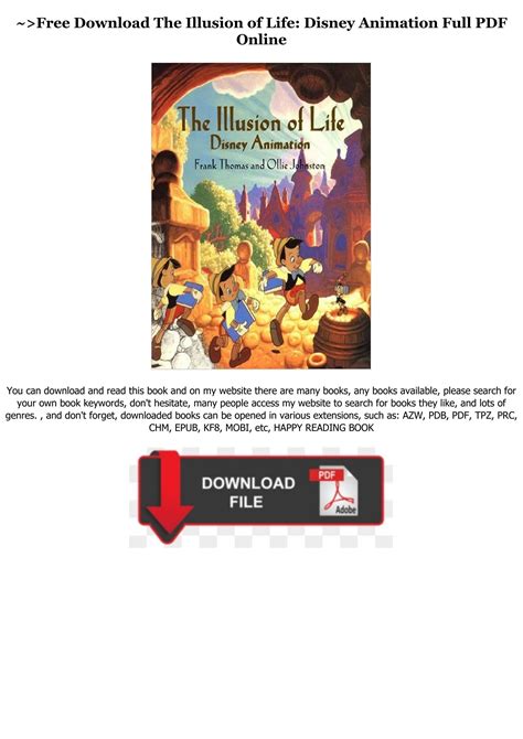 e-Book$ F.r.e.e The Illusion of Life: Disney Animation *Full Online by ...