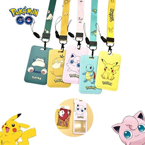 Pokemon Pikachu Card Holder Cartoon Student Card Case Certificate