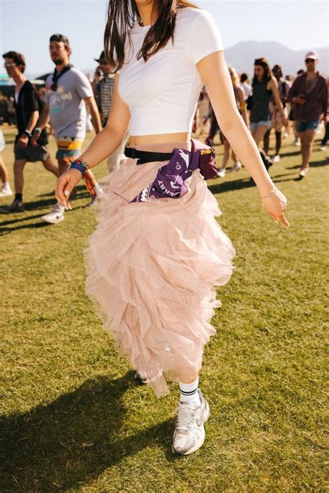 Tulle Skirt Coachella Street Style 2024 In 2024 Festival Fashion