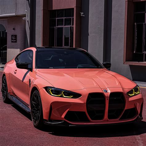 BMW M4 Wrap Best Ravoony Glossy Paggy Pink Car Vinyl Wrap BMW M4 Wrap