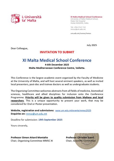 📣... - Faculty of Medicine and Surgery - University of Malta | Facebook