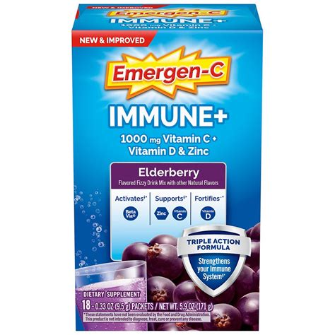 emergen  immune triple action powder elderberry walgreens