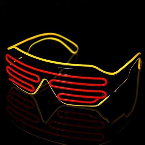 El Wire Led Party Glowing Sunglass Sound Reactive Flashing Luminous Party Decorative Lighting