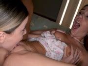 Lesbian Alexis Crystal And Angelique Lapiedra Sharing A Sex Toy