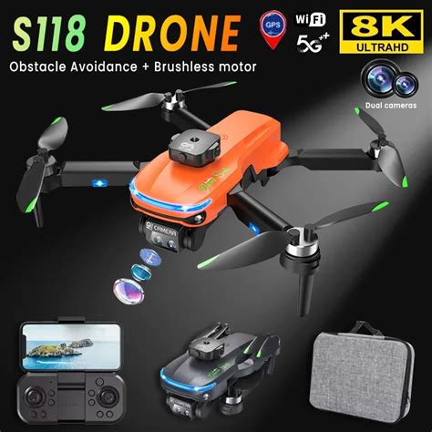 Profissional Brushless Motor Drone C Mera Dupla Evitar Obst Culos