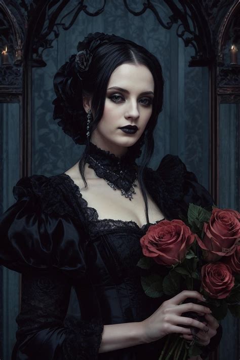 Download Woman Goth Thoughts Royalty Free Stock Illustration Image