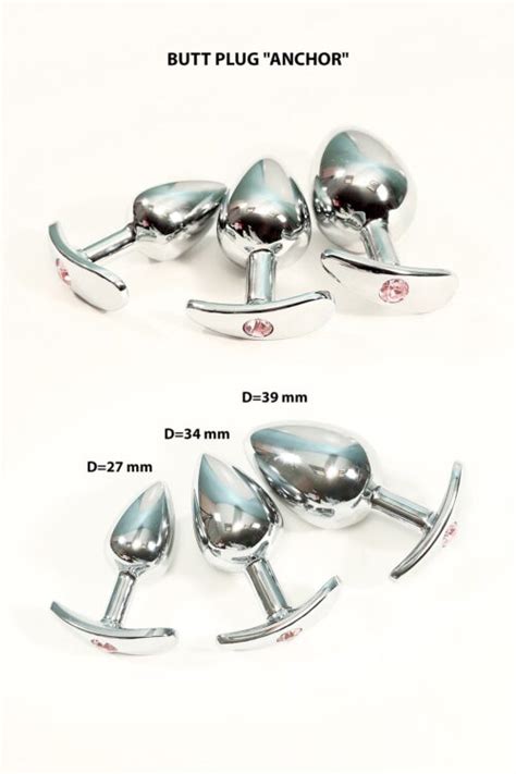 Sexy Metal Butt Plug Sex Toys With Colorful Crystals Truhani