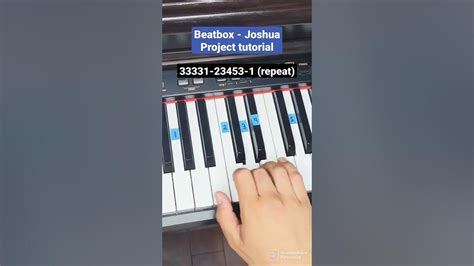 Beatbox Joshua Project Piano Tutorial Youtube