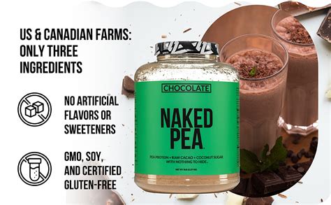 Chocolate Naked Pea Protein Pea Protein Isolate From North American Farms Lb Bulk Plant