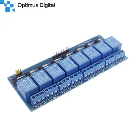 Modul cu 8 Relee, Albastru 5V Arduino