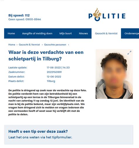 Guido On Twitter De Politie Is Dringend Op Zoek Naar De Verdachte Op