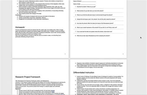 Renaissance Art Lesson Plan Slides Grades 9 12 By Teach Art History
