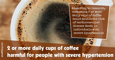 2 Or More Daily Cups Of Coffee Harmful For People With Severe Hypertension