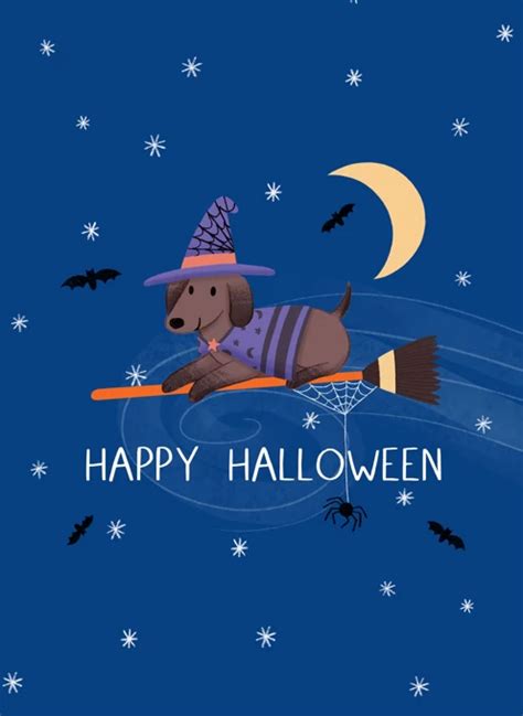 Happy Halloween Dog by Chloe Fae Designs | Cardly